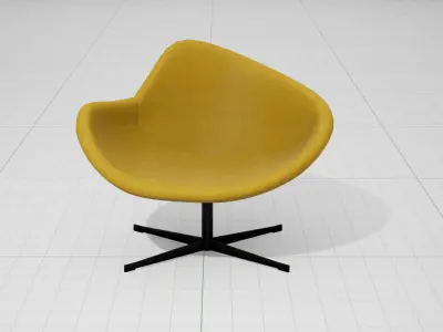 PlusHalle K2 Swivel Chair UE4 Low-poly 3D model
