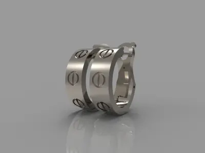 Earrings - N18 3D print model