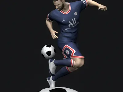  Neymar JR 3D Printable 6 3D print model
