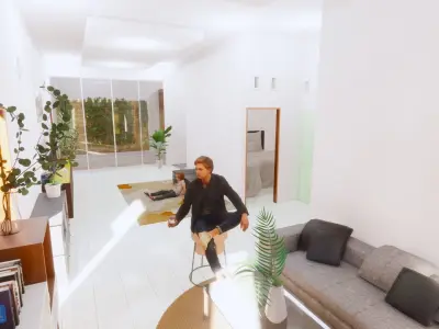 a House in makassar city 3D model