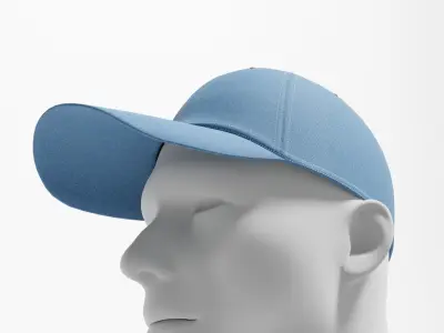 BASEBALL HAT Low-poly 3D model purchase
