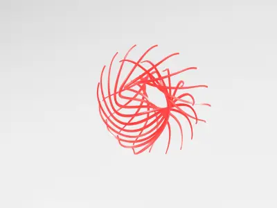 Abstract Shape v2 003 Low-poly 3D model