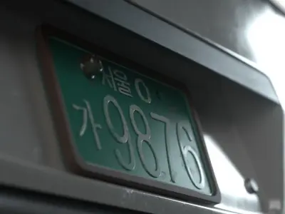 KIA PRIDE WA 1987 3D model