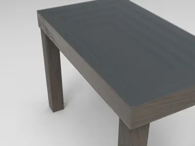 Dimen Table Low-poly 3D model
