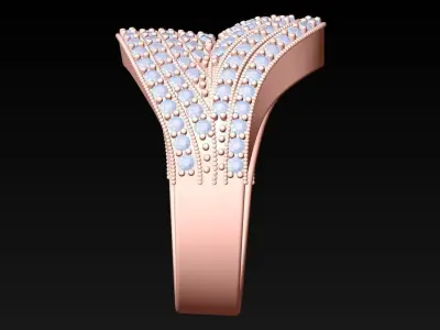Diamond Ring - Womens Rings - N228333 3D print model