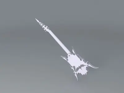 The Phoenix guitar Free 3D model