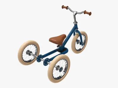 Balance 2-in-1 bike trike 3D model