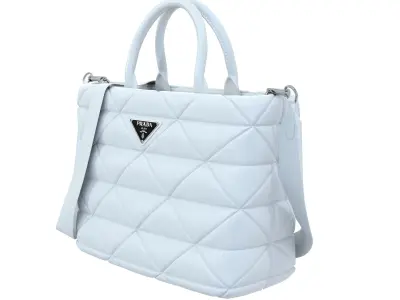 Prada Small Re-Nylon Padded Tote Bag Low-poly 3D model