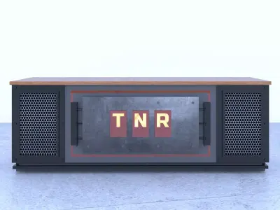 Counter Design for Car Garage 3D model