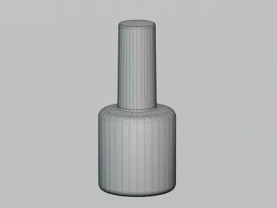 Nail Polish Bottle Low-poly 3D model
