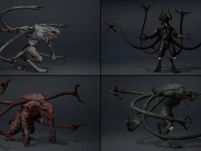 Ghosttail Low-poly 3D model