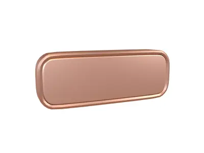 Empty Luxury Button V1 003 Low-poly 3D model