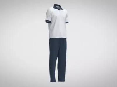 Casual Sport Outfit 2 3D model
