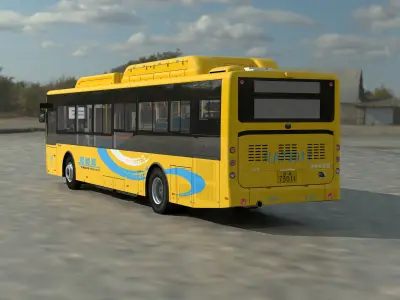 YUTONG ZK6125CHEVNPG35 bus 3D model