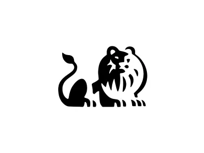 Lion Emblem v4 007 Low-poly 3D model