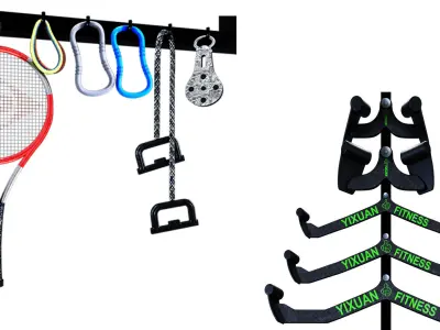 Fitness Equipment Wall Hanger 3D model