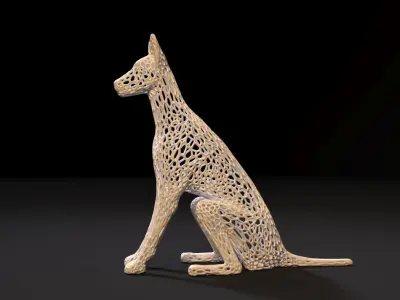 Dog decor 3D print model