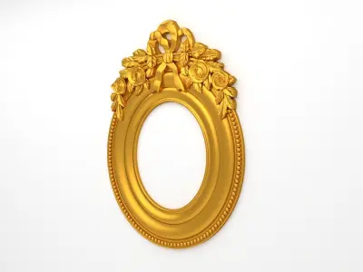 Frame mirror 3D model 07 3D print model