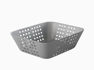 Plastic Basket 06 3D model