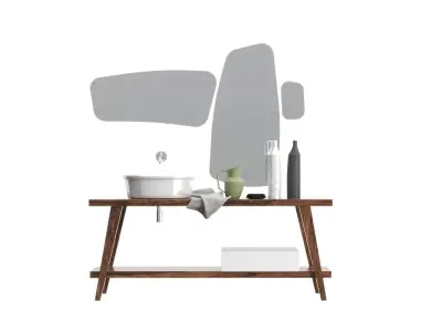 Falper Menhir washbasin 3D model