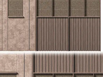 Panel taylor steel door kit 3D model