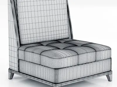 benhamou moon armchair 3D model