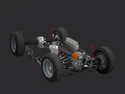 Ferrari 250 GTO - 330 GTO - 4561SA - Complete 3D model