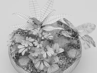 Indoor Planter Free 3D model