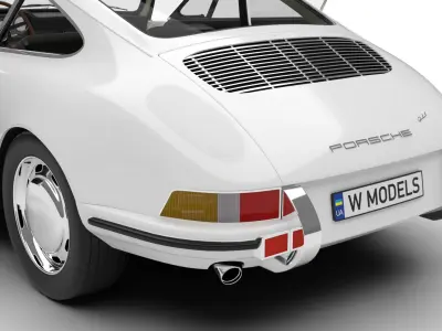 Porsche 911 1964 HQ 3d model  3D model