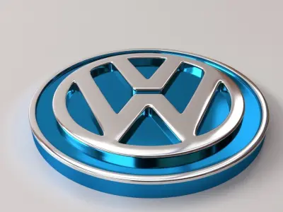 Volkswagen Logo 3D model