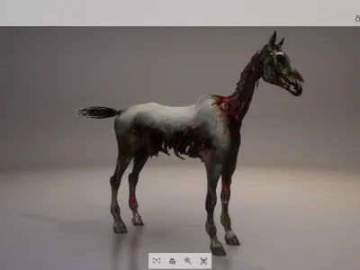 Horse - C4 3D model