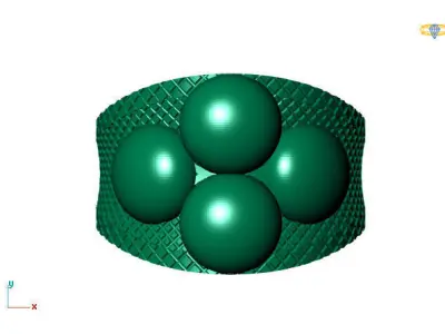 Women Plain Ring STL Models Womens Ring 3dmodels 3D print model 3D print model 46