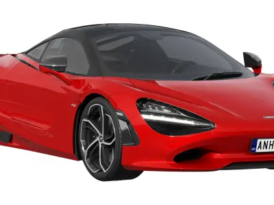 McLaren 750S 3D model