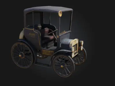 Vintage Elegance  A Glimpse into Timeless Refinement 3D model