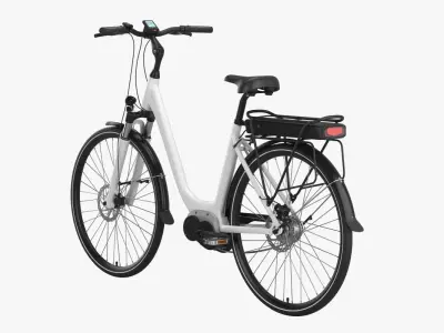Electric bike 4 3D model