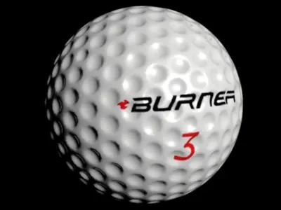 golf ball Low-poly 3D model get