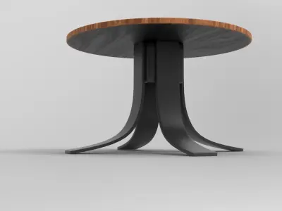Yaqu Coffee Table Low-poly 3D model
