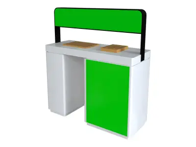 Table Display Exhibition 3D model