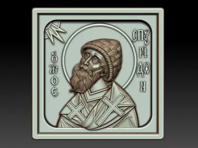 Saint Spyridon of Trimyphus 3 3D print model