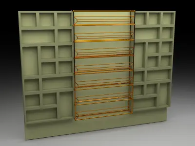 Interior Wall Panel 3D model