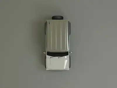 SUZUKI JIMNY 2019 - Silky Silver Metallic 3D model