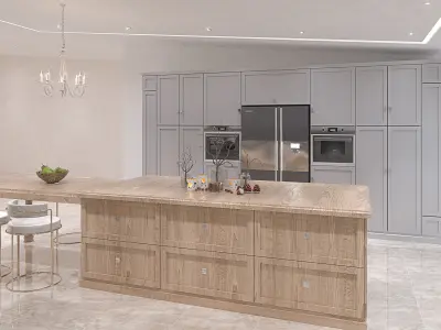 kitchen design 3D model