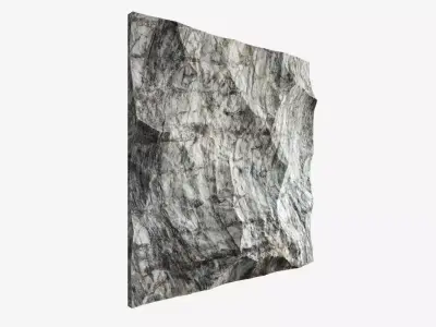427-RockPanel piece of rock on wall 3D model