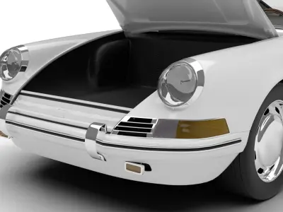 Porsche 911 1964 HQ 3d model  3D model