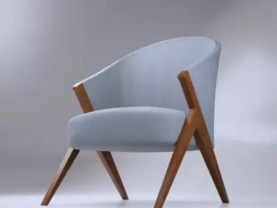 Modern Armchair  Free 3D model
