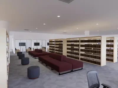 LIBRARY 3D model purchase