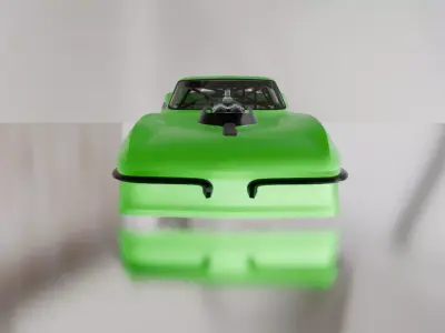 Promod Corvette High detail low Poly  Preston Brothers Livery Low-poly 3D model