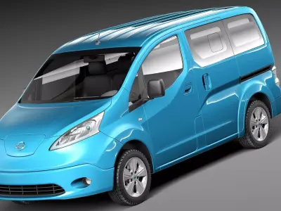 Nissan e-NV200 2015 3D model