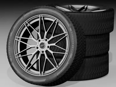 Realistic Wheel 3D model