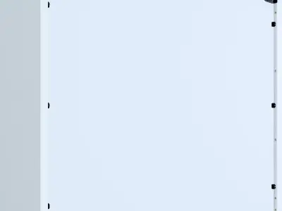 EKET Cabinet with 4 compartments Low-poly 3D model